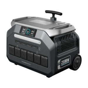 ژنراتور خورشیدی پاورلوژی Powerology Solar Input Portable 640000mAh Generator رنگ مشکی