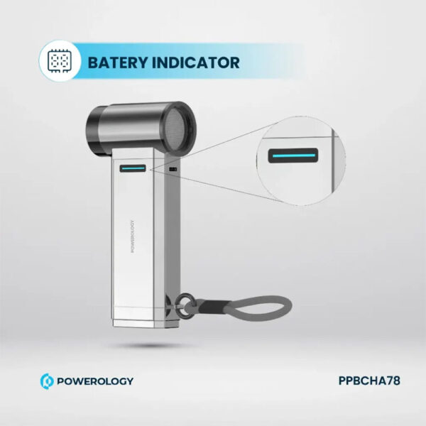 وکیوم و جت فن پاولوژی مدل Powerology Turbo Jet Fan & Vacuum PPBCHA78 رنگ نقره ای