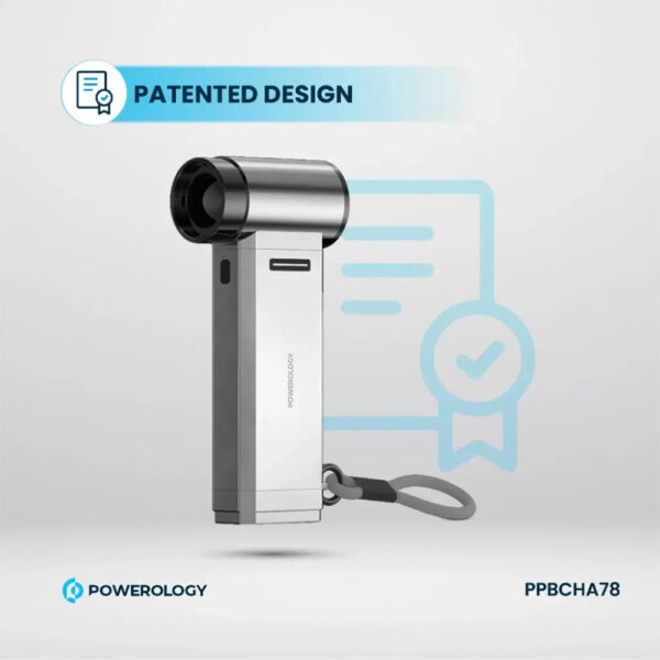 وکیوم و جت فن پاولوژی مدل Powerology Turbo Jet Fan & Vacuum PPBCHA78 رنگ نقره ای