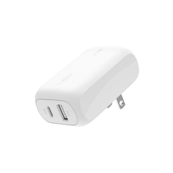 کیت شارژ بلکین کابل USB-C به USB-C + کابل USB-A به USB-C + آد‍‍‍اپتور دوتایی 42W