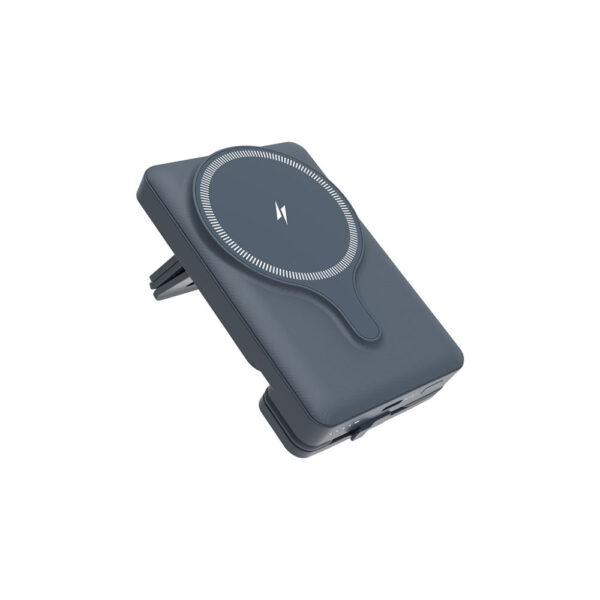 پاوربانک مگ سیف 5000 پاورولوژی Powerology Magsafe Charging Air-Vent Mount PPBCHA32-GY - خاکستری