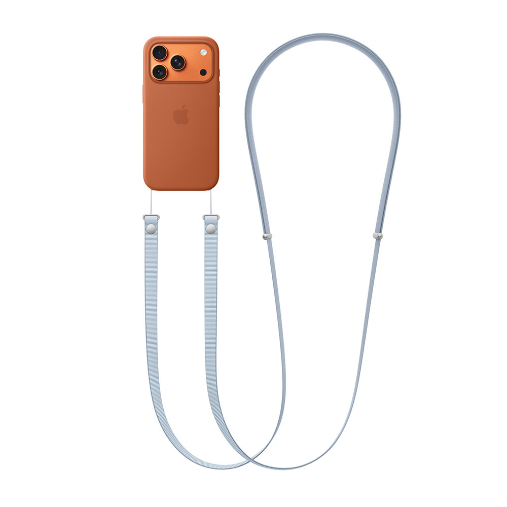 بند دوشی اورجینال اپل مدل Crossbody Strap – Light Blue رنگ آبی کم رنگ