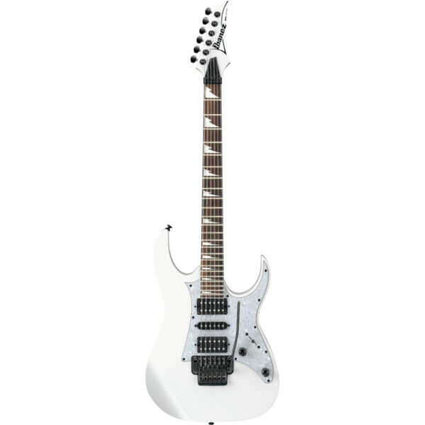 گیتار الکتریک آیبانز مدل Ibanez RG350DXZ به همراه آمپلی فایر فندر مدل MUSTANG 1.V2 با توان خروجی 20 وات با کیف و استند  (دست دوم)