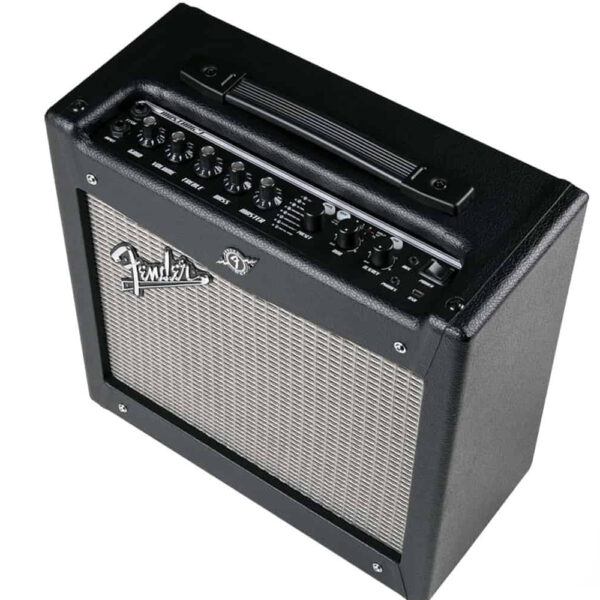 گیتار الکتریک آیبانز مدل Ibanez RG350DXZ به همراه آمپلی فایر فندر مدل MUSTANG 1.V2 با توان خروجی 20 وات با کیف و استند  (دست دوم)