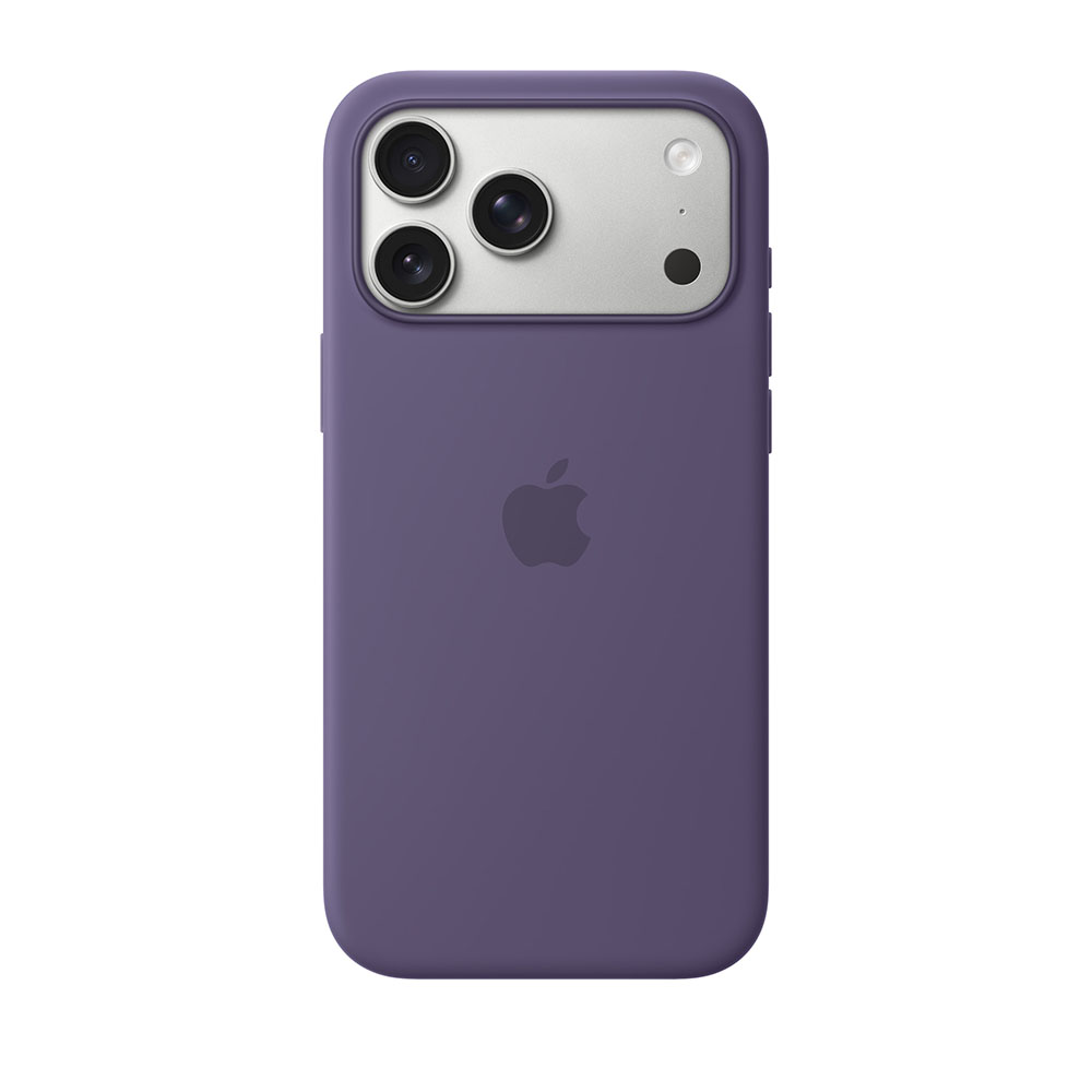 قاب اورجینال اپل آيفون ۱۷ پرو مکس سیلیکونی مدل iPhone 17 Pro Max Silicone Case with MagSafe – Purple Fog رنگ بنفش