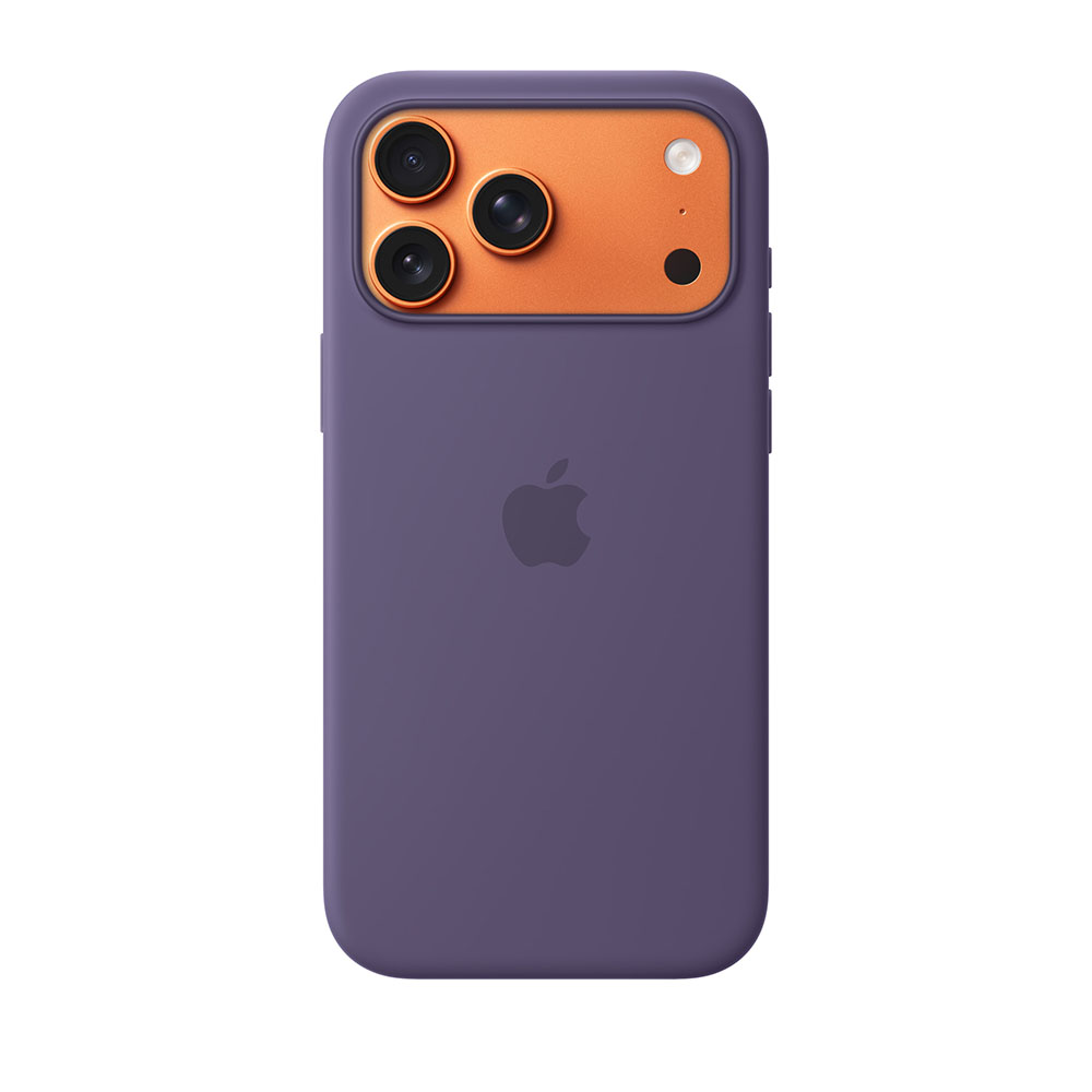 قاب اورجینال اپل آيفون ۱۷ پرو مکس سیلیکونی مدل iPhone 17 Pro Max Silicone Case with MagSafe – Purple Fog رنگ بنفش