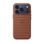 قاب اورجینال اپل آيفون ۱۷ پرو مدل iPhone 17 Pro TechWoven Case with MagSafe - Sienna رنگ آجری