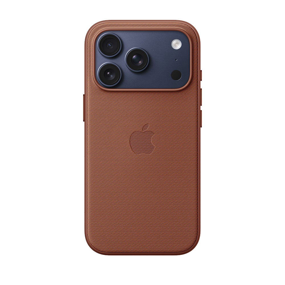 قاب اورجینال اپل آيفون ۱۷ پرو مدل iPhone 17 Pro TechWoven Case with MagSafe - Sienna رنگ آجری