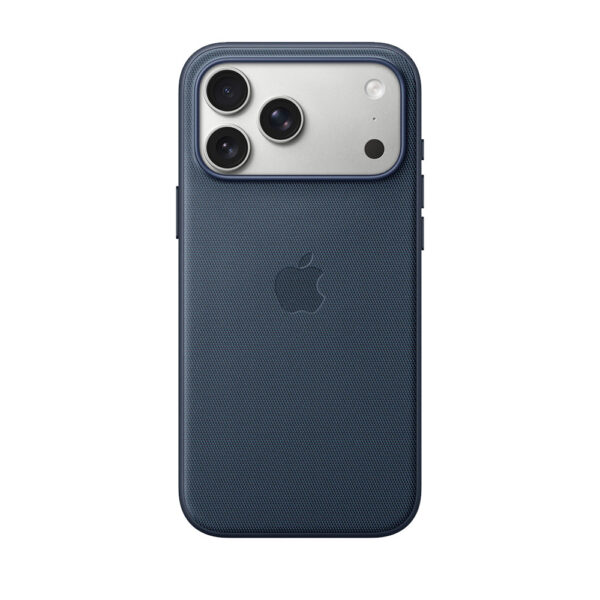 قاب اورجینال اپل آيفون ۱۷ پرو مکس مدل iPhone 17 Pro Max TechWoven Case with MagSafe - Blue رنگ آبی