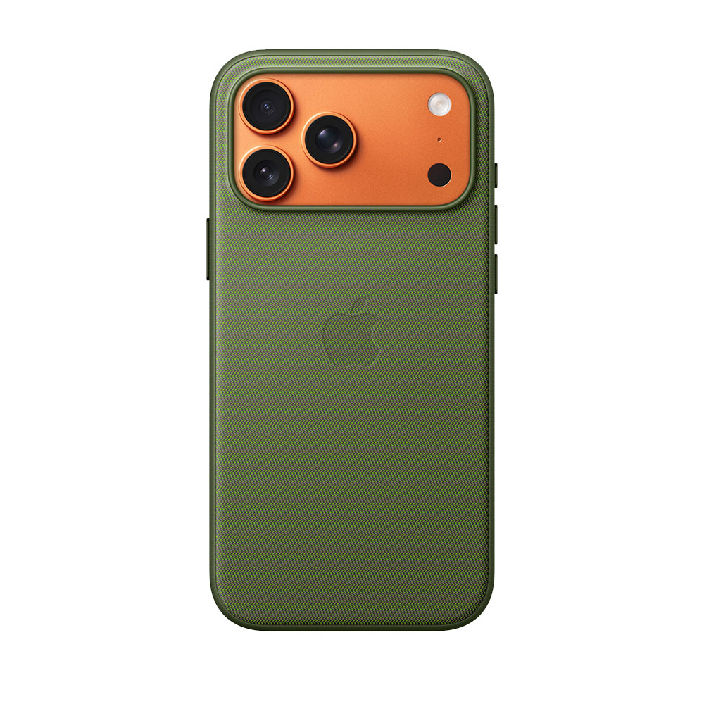 قاب اورجینال اپل آيفون ۱۷ پرو مکس مدل iPhone 17 Pro Max TechWoven Case with MagSafe - Green رنگ سبز