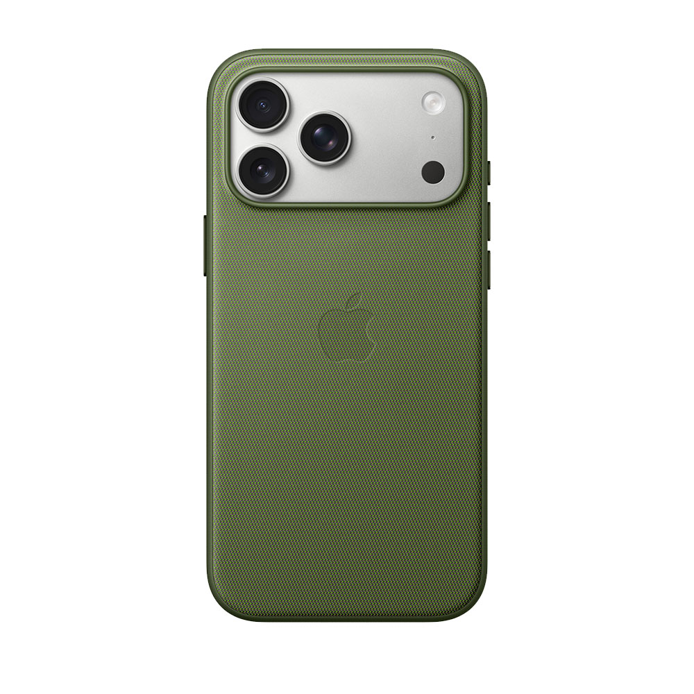 قاب اورجینال اپل آيفون ۱۷ پرو مکس مدل iPhone 17 Pro Max TechWoven Case with MagSafe - Green رنگ سبز