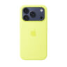 قاب اورجینال اپل آيفون ۱۷ پرو سیلیکونی مدل iPhone 17 Pro Silicone Case with MagSafe – Neon Yellow رنگ زرد