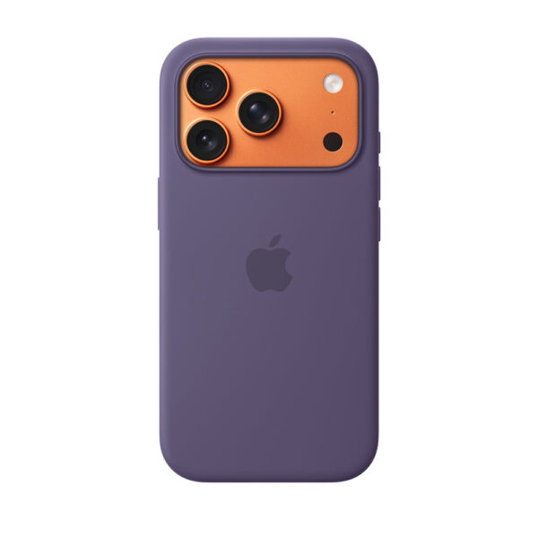 قاب اورجینال اپل آيفون ۱۷ پرو سیلیکونی مدل iPhone 17 Pro Silicone Case with MagSafe – Purple Fog رنگ بنفش