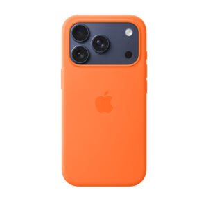 قاب اورجینال اپل آيفون ۱۷ پرو سیلیکونی مدل iPhone 17 Pro Silicone Case with MagSafe – Orange رنگ نارنجی