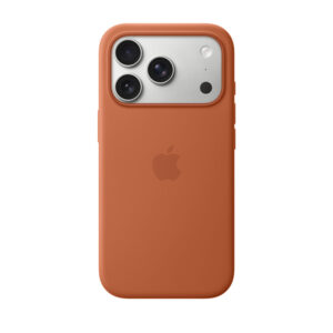 قاب اورجینال اپل آیفون ۱۷ پرو سیلیکونی مدل iPhone 17 Pro Silicone Case with MagSafe – Terra Cotta رنگ قهوه ای