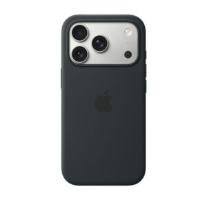 قاب اورجینال اپل آیفون ۱۷ پرو سیلیکونی مدل iPhone 17 Pro Silicone Case with MagSafe – Black رنگ مشکی