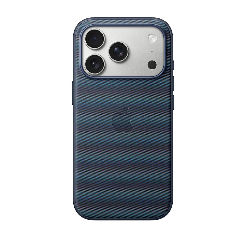 قاب اورجینال اپل آيفون ۱۷ پرو مدل iPhone 17 Pro TechWoven Case with MagSafe - Blue رنگ آبی