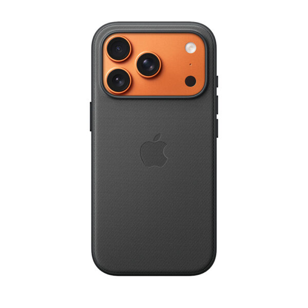 قاب اورجینال اپل آيفون ۱۷ پرو مدل iPhone 17 Pro TechWoven Case with MagSafe - Black رنگ مشکی