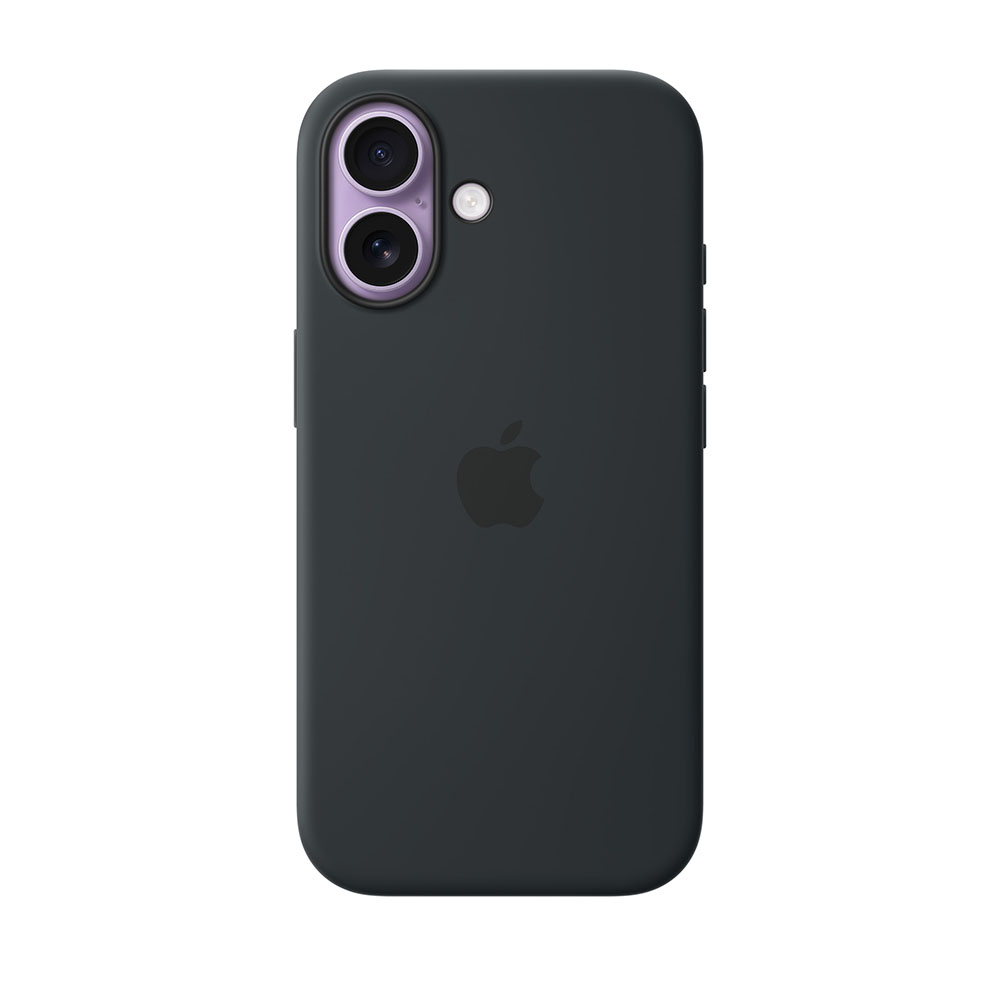 قاب اورجینال اپل آيفون ۱۷ سیلیکونی مدل iPhone 17 Silicone Case with MagSafe – Black رنگ مشکی