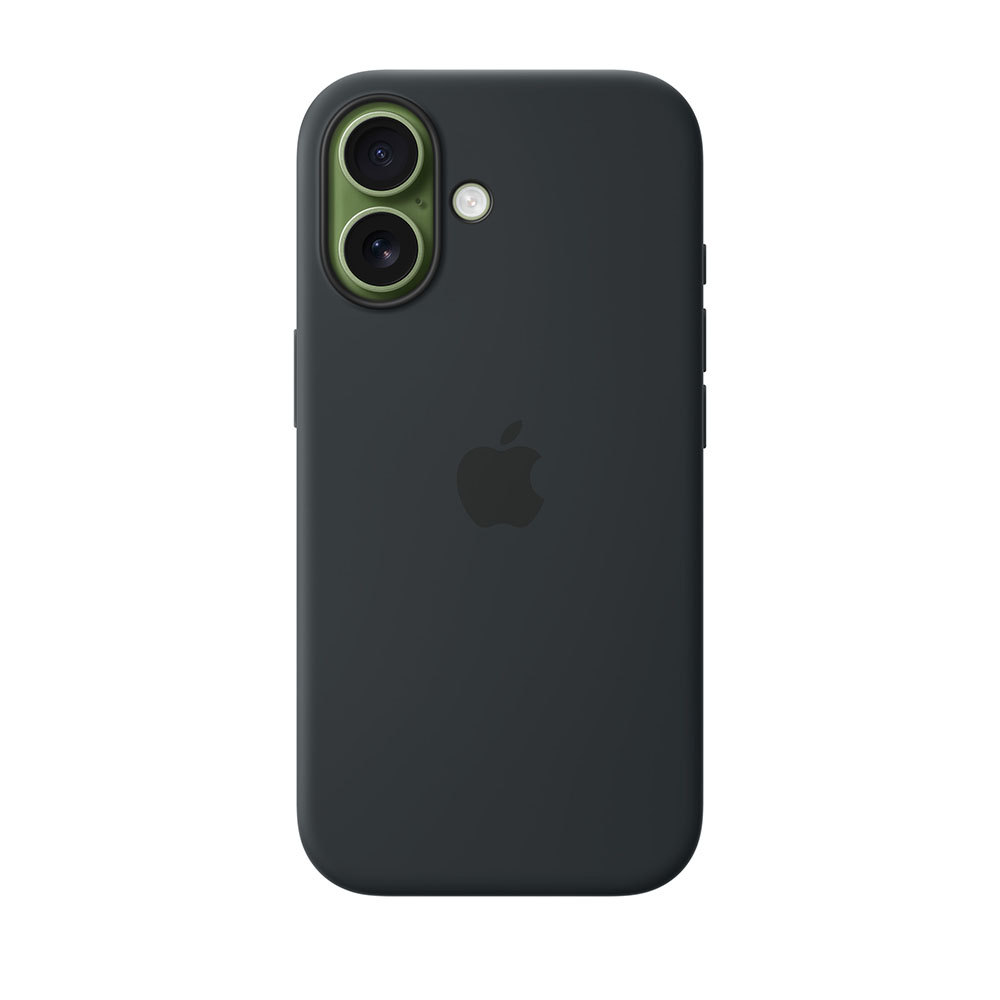قاب اورجینال اپل آيفون ۱۷ سیلیکونی مدل iPhone 17 Silicone Case with MagSafe – Black رنگ مشکی