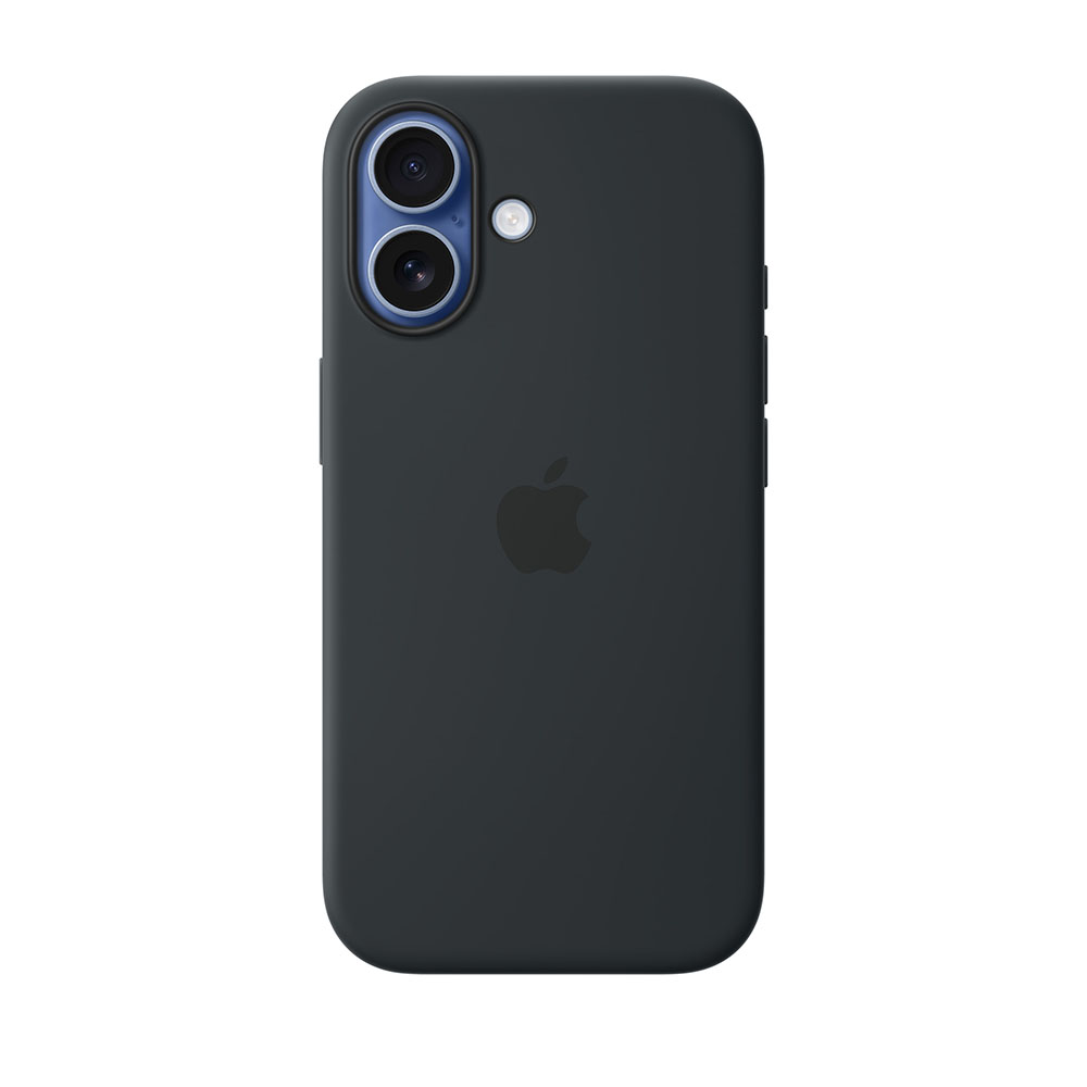 قاب اورجینال اپل آيفون ۱۷ سیلیکونی مدل iPhone 17 Silicone Case with MagSafe – Black رنگ مشکی