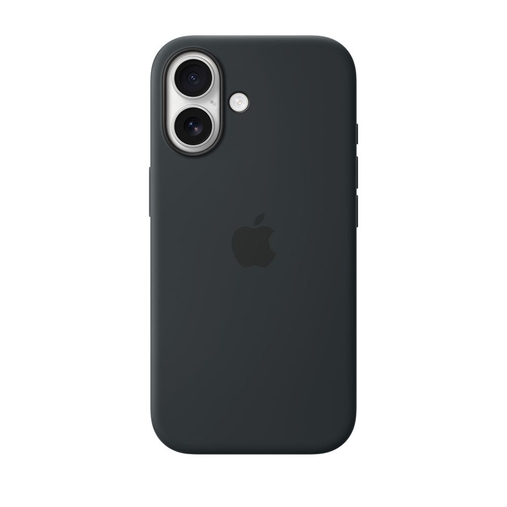قاب اورجینال اپل آيفون ۱۷ سیلیکونی مدل iPhone 17 Silicone Case with MagSafe – Black رنگ مشکی