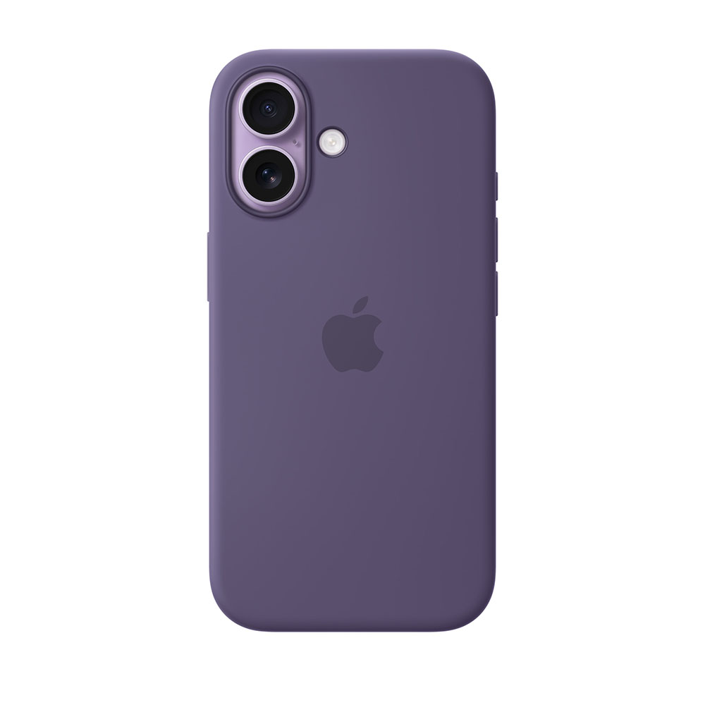 قاب اورجینال اپل آيفون ۱۷ سیلیکونی مدل iPhone 17 Silicone Case with MagSafe – Purple Fog رنگ بنفش