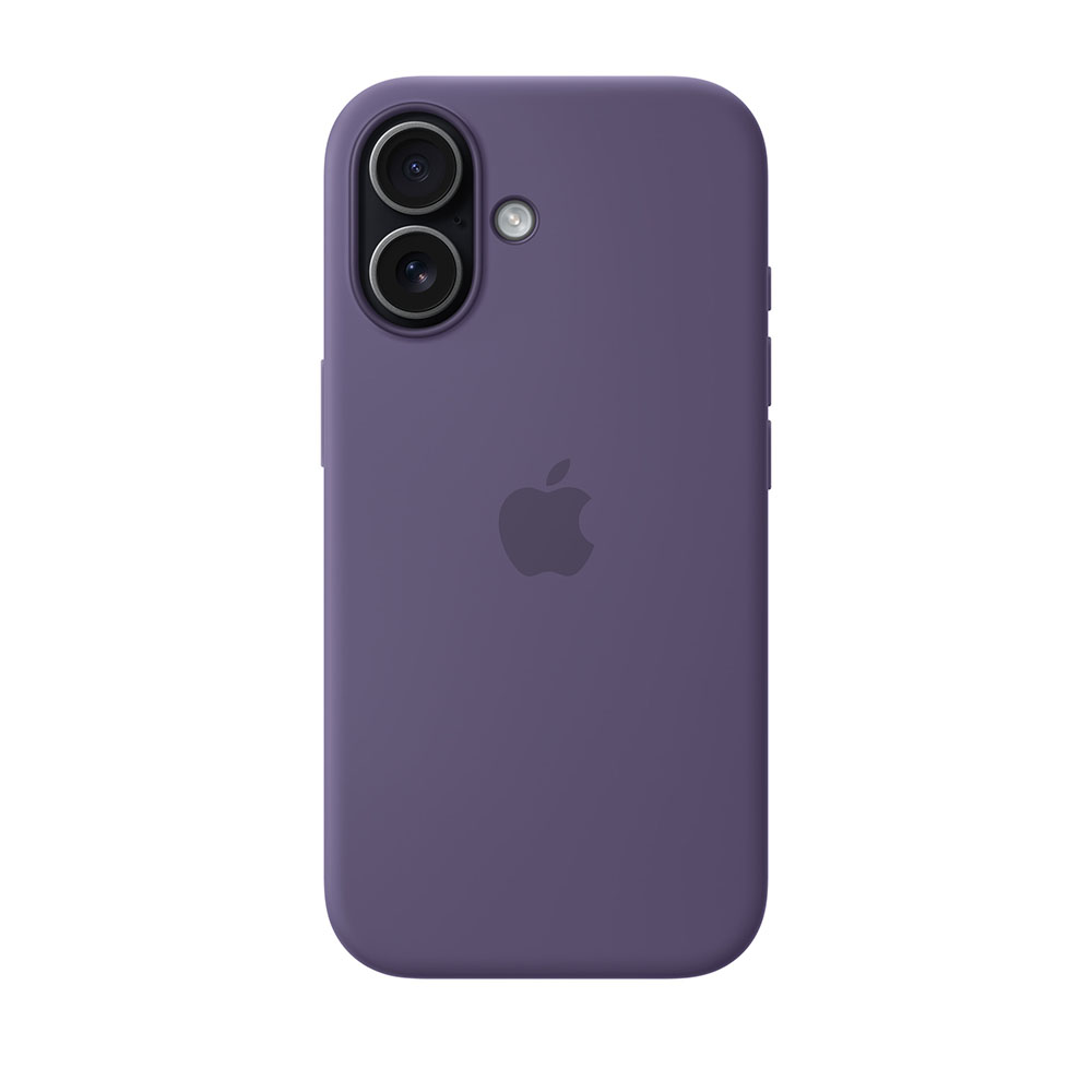 قاب اورجینال اپل آيفون ۱۷ سیلیکونی مدل iPhone 17 Silicone Case with MagSafe – Purple Fog رنگ بنفش