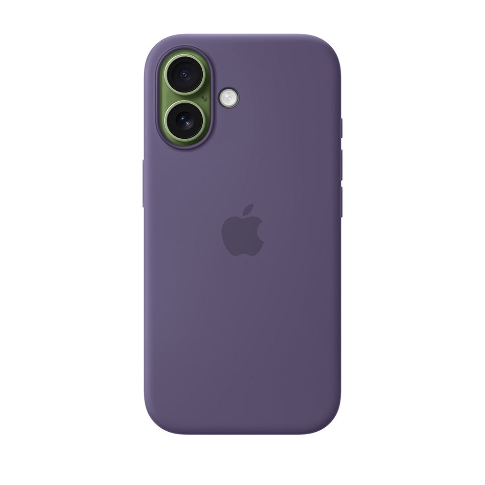 قاب اورجینال اپل آيفون ۱۷ سیلیکونی مدل iPhone 17 Silicone Case with MagSafe – Purple Fog رنگ بنفش