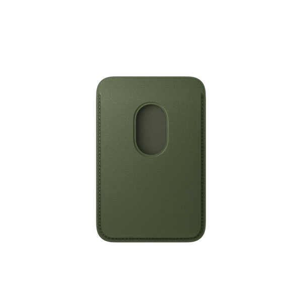 جاکارتی اورجینال اپل رنگ سبز | iPhone FineWoven Wallet 2025 Moss