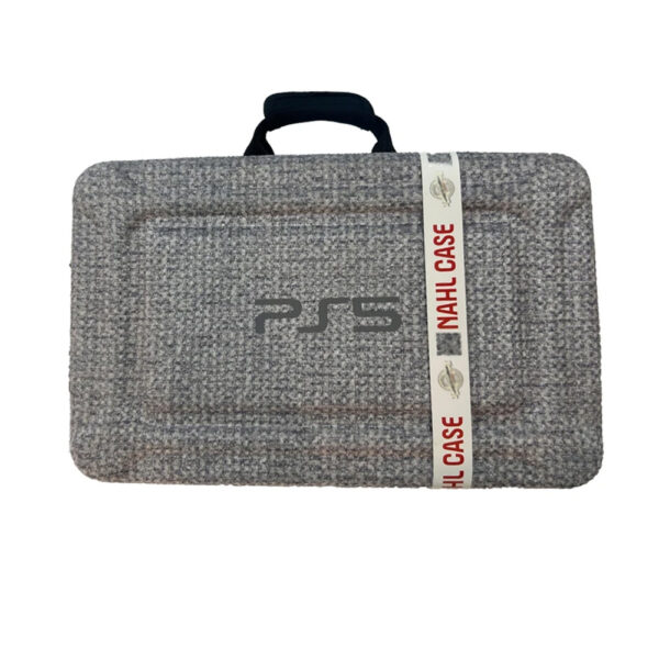 کیف حمل کنسول بازی PlayStation5 اسلیم رنگ خاکستری مدل Suitcase - Grey برند Nahl