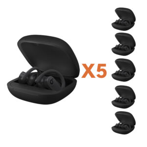 هدفون بی سیم بیتس مدل Powerbeats Pro - رنگ مشکی  پارت نامبر LLA (2024) پکیج ۵ تایی