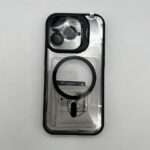 قاب به همراه گلس لنز آيفون ۱۵ پرو برند X3Give رنگ مشکی