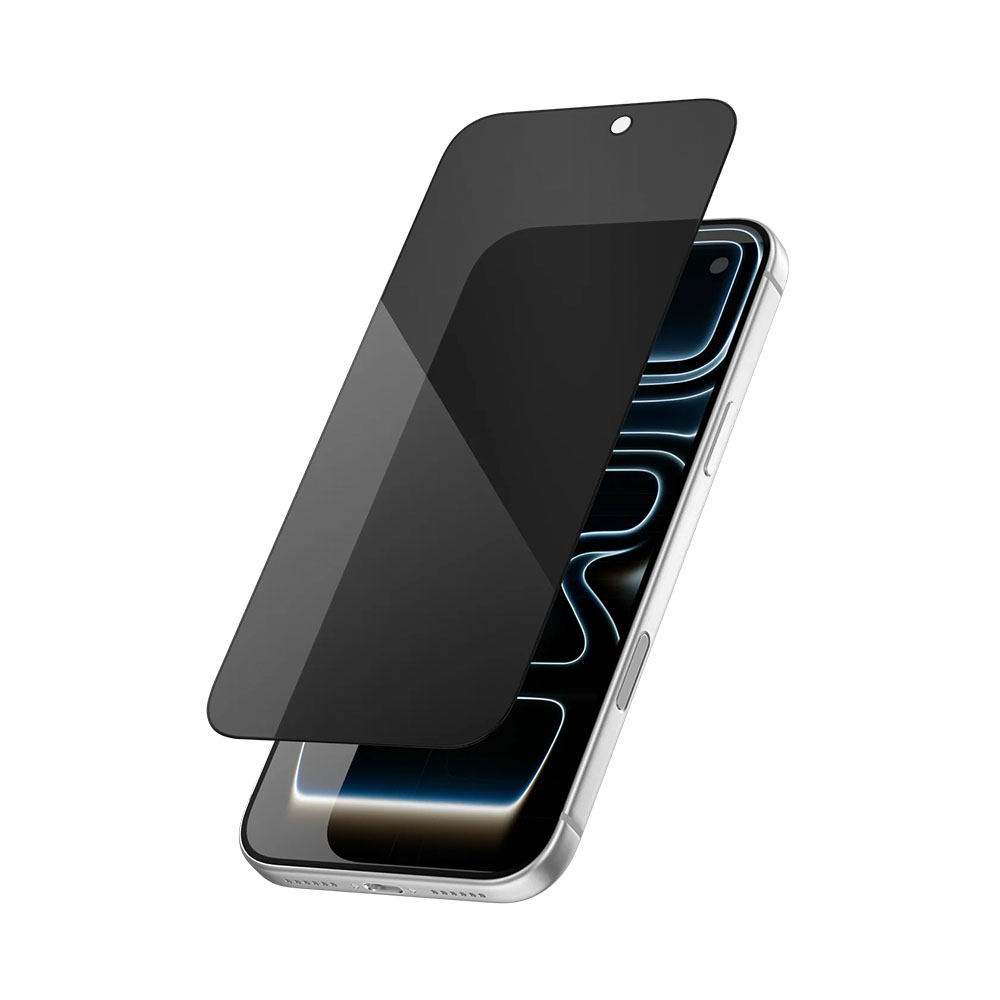 گلس زگ پرایوسی برای آیفون ۱۷ پرو مکس مدل ZAGG Glass Elite Edge Privacy iPhone 17 Promax