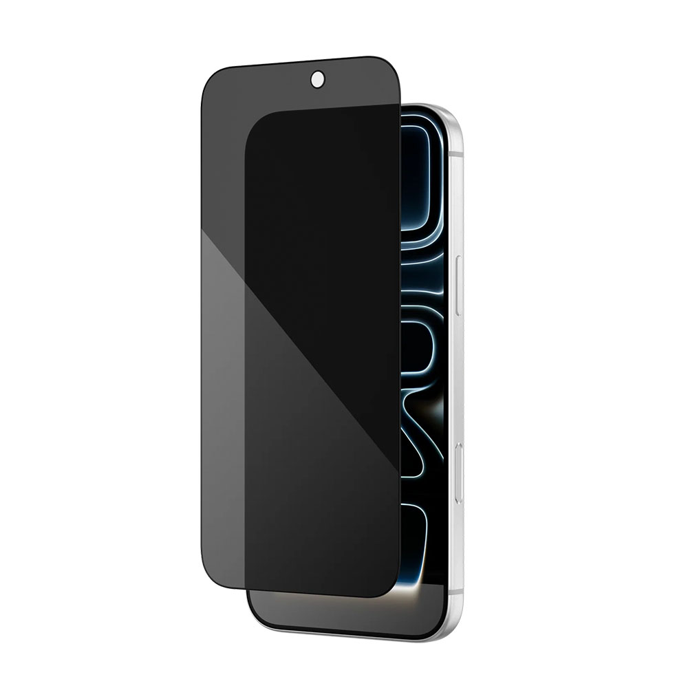 گلس زگ پرایوسی برای آیفون ۱۷ پرو مکس مدل ZAGG Glass Elite Edge Privacy iPhone 17 Promax