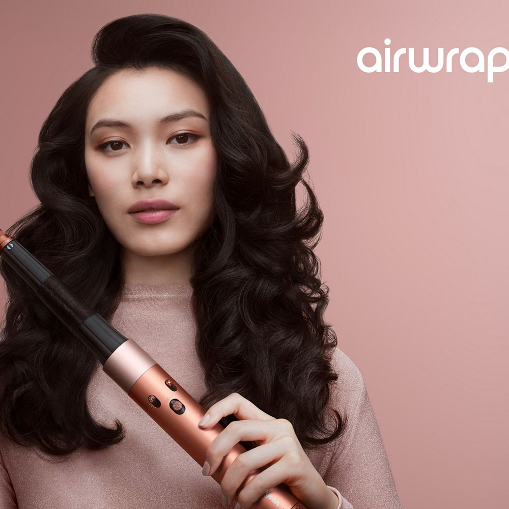 حالت دهنده مو دایسون مدل Dyson Airwrap id™ multistyler and hairdryer - Straight+Wavy (Amber Silk) (ابریشم کهربایی)