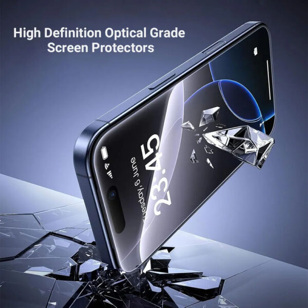 گلس جی تک شفاف برای آیفون سری ۱۷ مدل G-FORCE HD