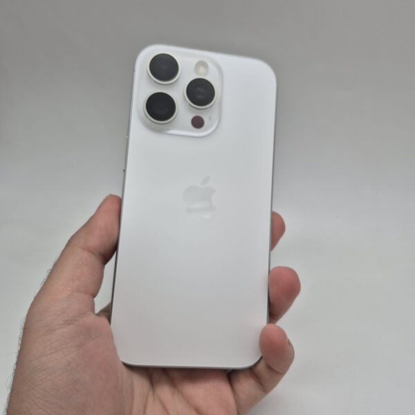 گوشی موبایل دست دوم اپل iPhone 16 ProMax رنگ White Titanium حافظه 256 گیگ ZA رجیستر شده