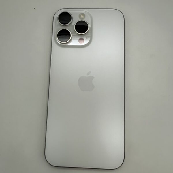 گوشی موبایل دست دوم اپل iPhone 16 ProMax رنگ White Titanium حافظه 256 گیگ ZA رجیستر شده