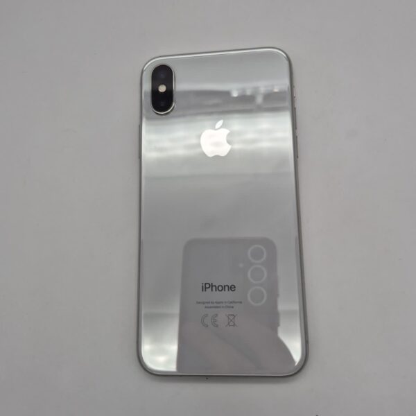 گوشی موبایل دست دوم اپل مدل iPhone X ظرفیت 256 گیگ نقره ای ZD/A