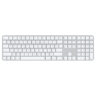 کیبورد بیسیم اپل مدل Magic Keyboard Numeric with Touch ID Type-C - رنگ نقره ای