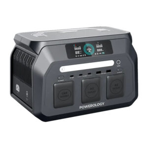 پاور استیشن پاورلوژی Powerology Dynamic800 Portable Power Station 800W رنگ مشکی
