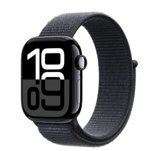 اپل واچ سری 10 با بند Sport Loop دست دوم رنگ جت بلک - سایز 46 میلی‌ متر
