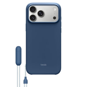 قاب اورجینال بیتس 17 پرو مکس کیک استند مگ سیف مدل Beats iPhone 17 Pro Max Kickstand Case with MagSafe and Camera Control – Bedrock Blue رنگ آبی