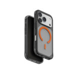 قاب یونیک مدل Combat Active برای iPhone 17 Pro | رنگ دودی / نارنجی