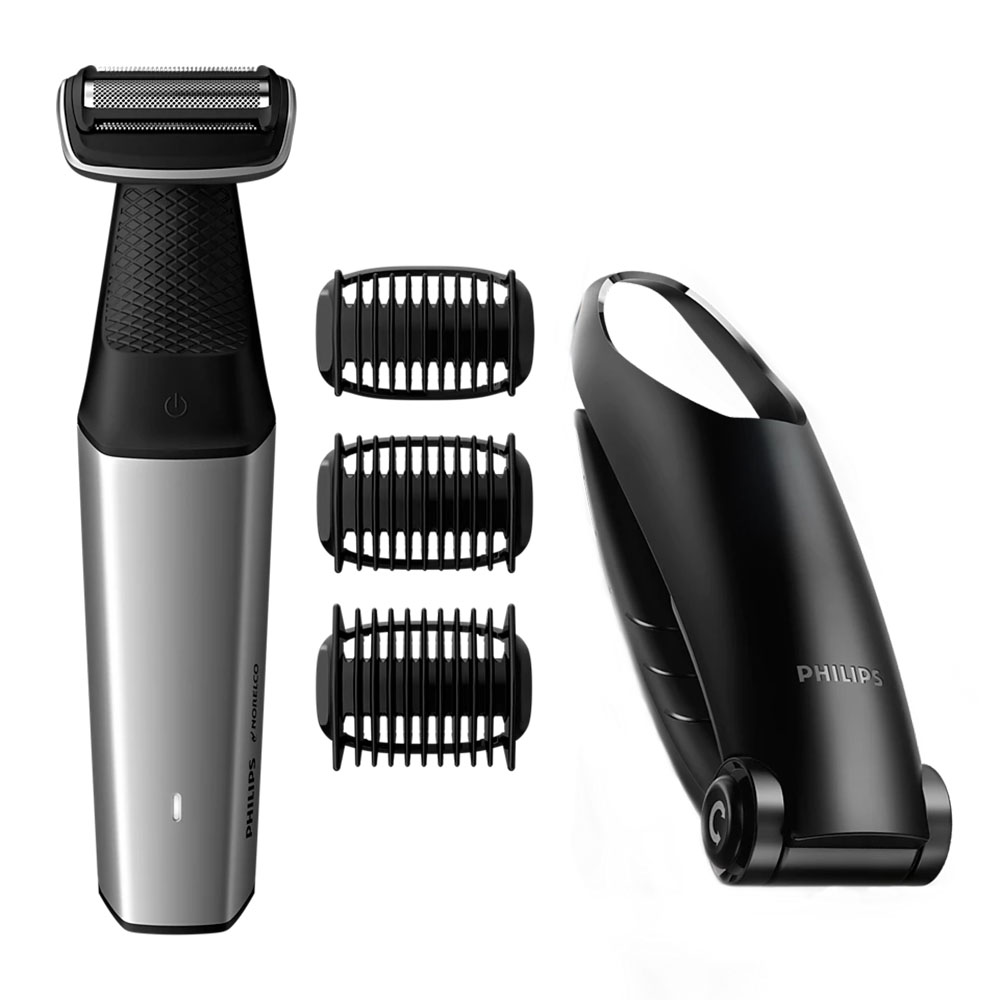 ماشین اصلاح موی بدن فیلیپس مدل Philips Philips Norelco Bodygroom Series 5000 - Showerproof groin and body trimmer | BG5025