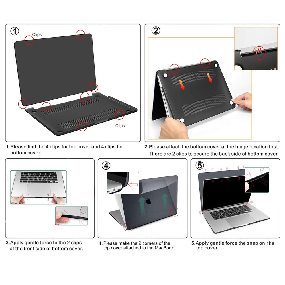 کاور مک بوک پرو 16.2 اینچ هارد شل Hardshell ا Hardshell Case for MacBook Pro 16.2 inch