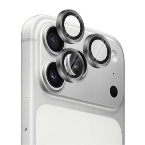 محافظ لنز زگ مناسب برای آیفون های 17 پرو و 17 پرو مکس رنگ خاکستری