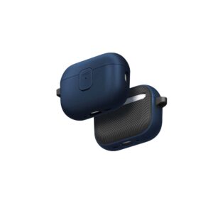 کاور ایرپاد پرو 3 یونیک UNIQ CLYDE Magnetic Closure Hybrid Case - AIRPODS PRO 3 رنگ آبی / مشکی