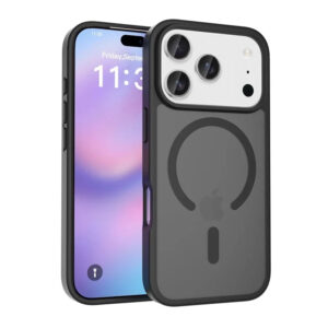 قاب Delfy مدل KryoCase مناسب برای iPhone 17 Pro | مات مشکی